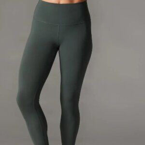 Women's High-Waisted Green Leggings